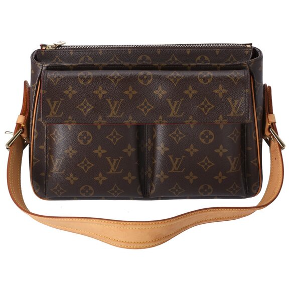 Louis Vuitton Viva Cite GM Monogram Shoulder Bag M51163 Brown - Picture 1 of 9
